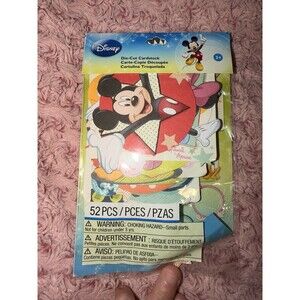 Disney Mickey Mouse & Friends 52 Pieces Scrapbook Die Cuts Cardstock